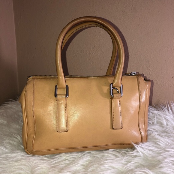 Vintage 2000 COACH Tan Leather Bonnie Legacy Satchel Bag - Picture 1 of 8